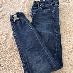 Good American Dark Indigo Skinny Jeans